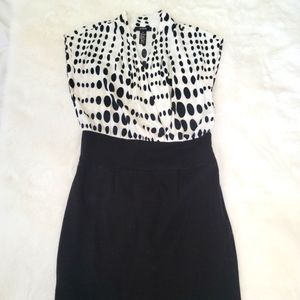 ALFANI Polka Dot Bodycon Dress